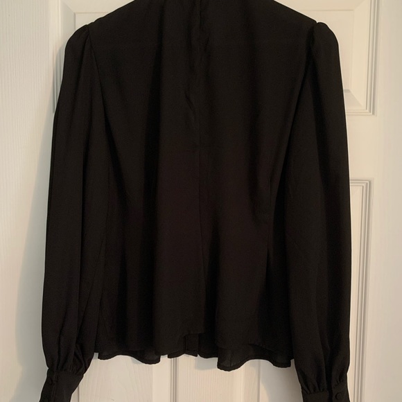 Dynamite button up black blouse - Picture 3 of 3